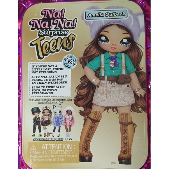 Na Na Na Surprise Teens  Amelia Outback Soft Poseable Doll Series 2 NIP - Picture 5 of 7